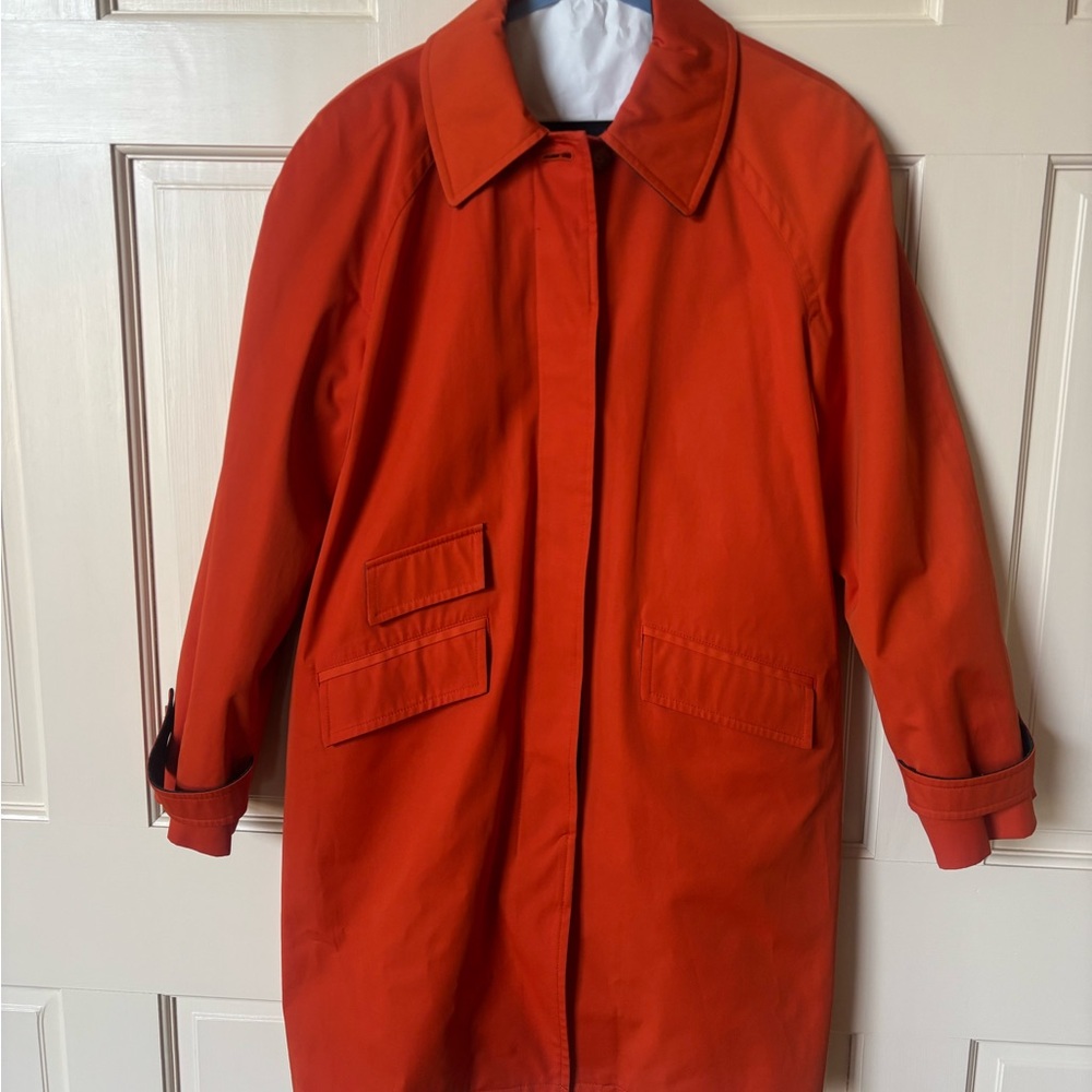 Michael Kors Bold Orange Trench Coat